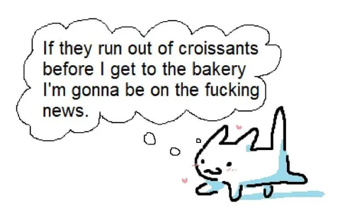 Shark Racing to the Bakery
