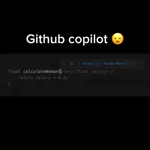 GitHub Copilot calculates her salary