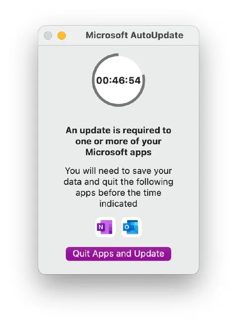 Microsoft AutoUpdate Interrupts Everything