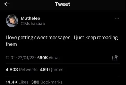 Rereading Sweet Messages