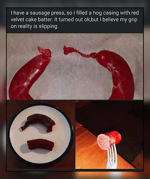 Red Velvet Sausage Reality Slip