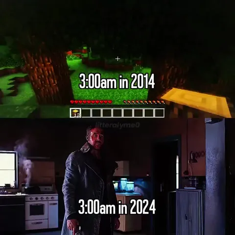 3:00 AM in 2014 vs 2024