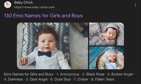 Emo Names for Babies