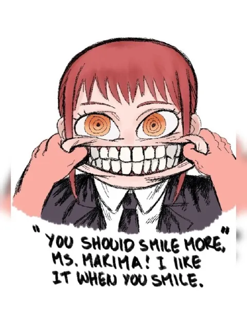 Makima Forced Smile