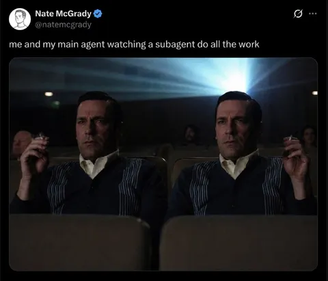 Main Agent Watching Subagent Work
