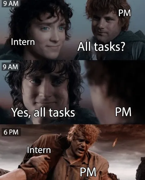 Intern Handles All Tasks