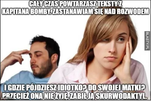 Kapitan Bomba i rozwód