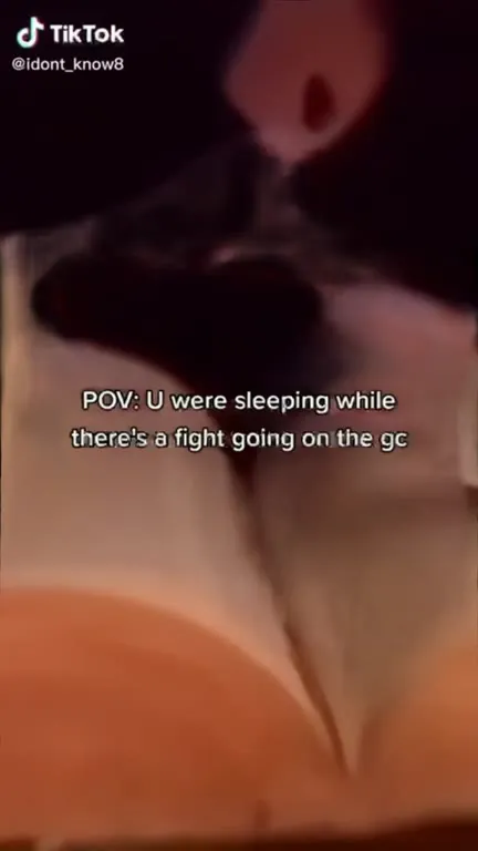 Sleeping Through the Group Chat Fight