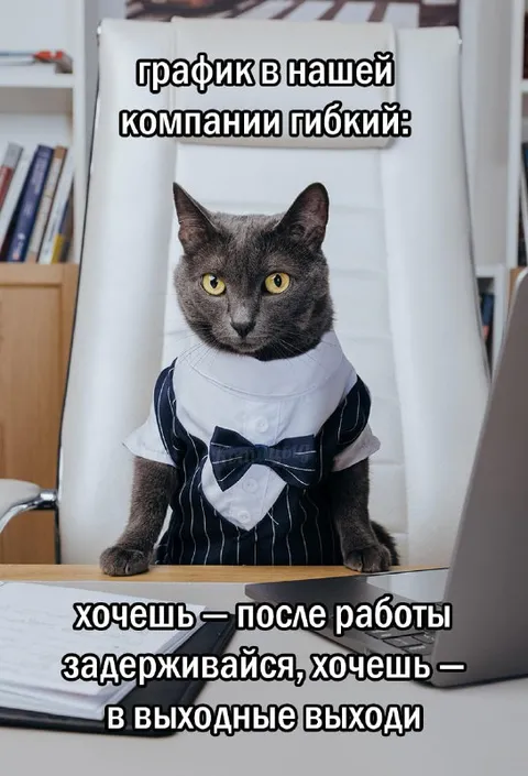 Гибкий график в компании