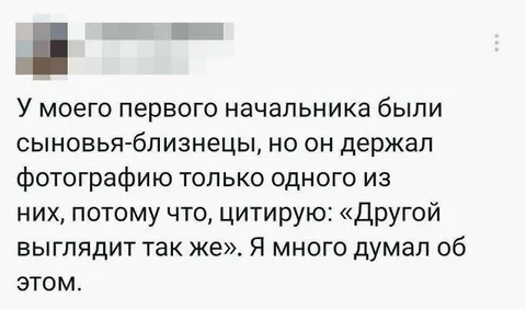 Сыновья-близнецы выглядят одинаково