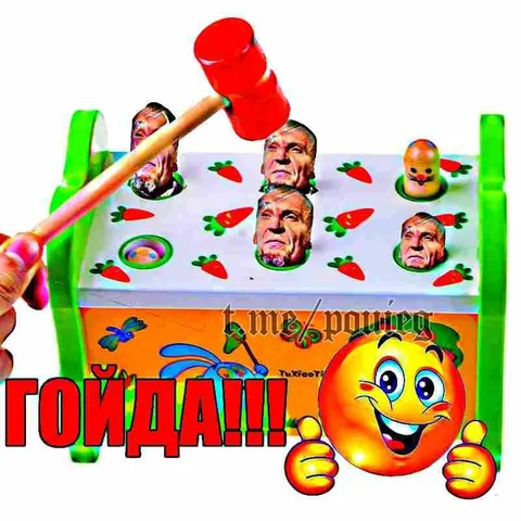 Гойда в игре с молотком