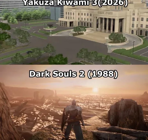Yakuza Kiwami 3 vs Dark Souls 2