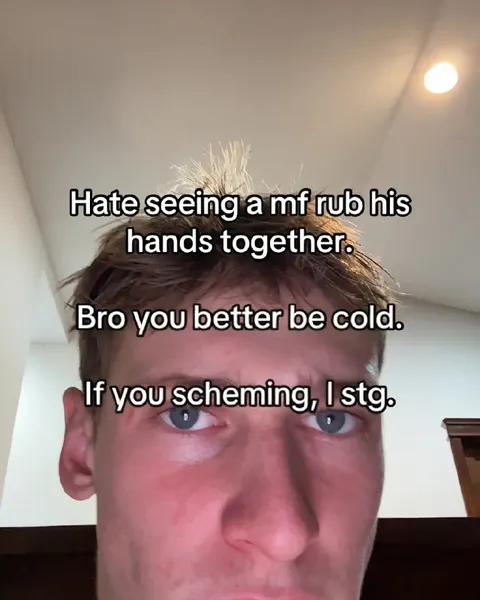Suspicious Hand Rubbing