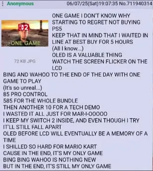 One Game Is All I Need