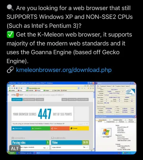 K-Meleon for Windows XP
