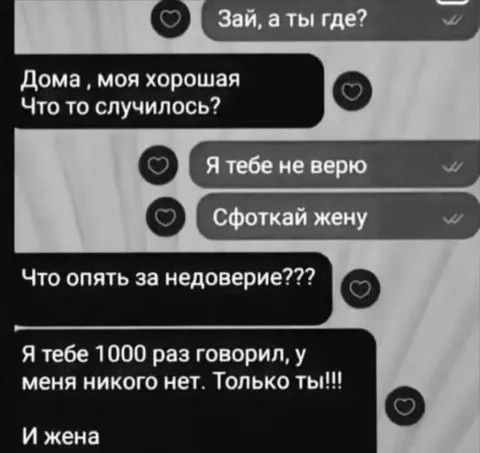 Только ты и жена
