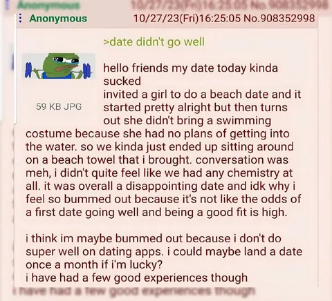 Beach Date Didn’t Go Well