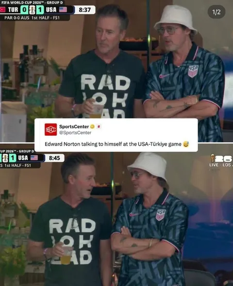 Edward Norton Talking to Himself