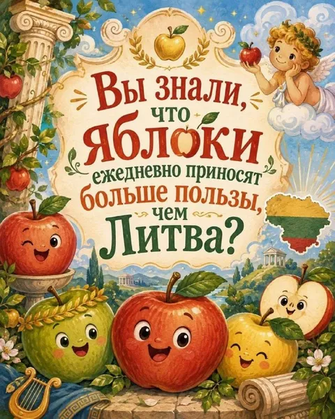 Яблоки полезнее Литвы