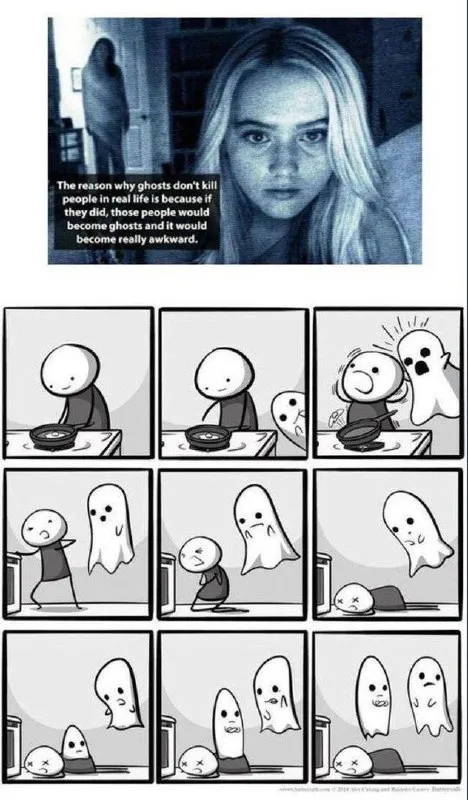 Ghosts Avoid Killing People
