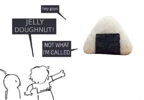Jelly Doughnut Rice Ball