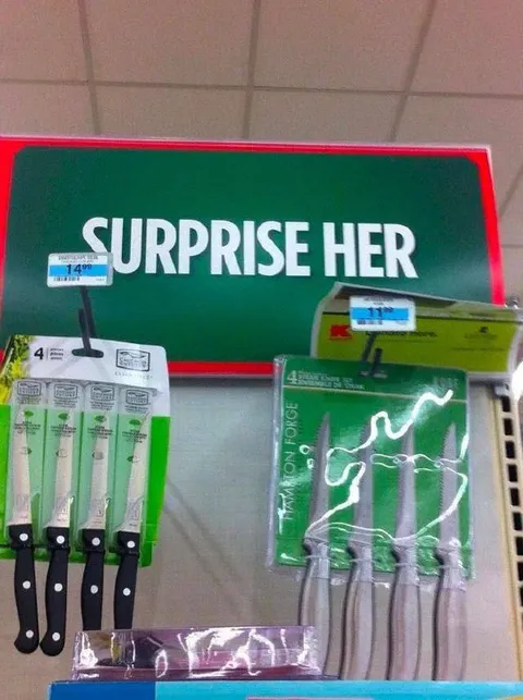 Surprise Her With Knives