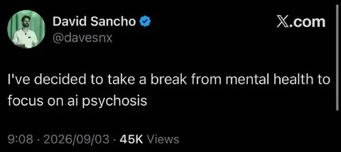 Mental Health Break for AI Psychosis