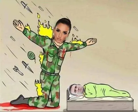 Солдат под обстрелом