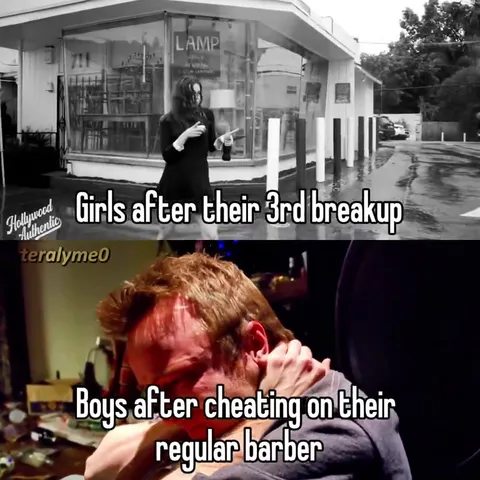 Girls move on, boys regret cheating