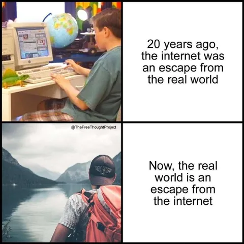 Internet Escape Then and Now