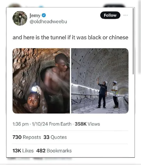 Black or Chinese Tunnel
