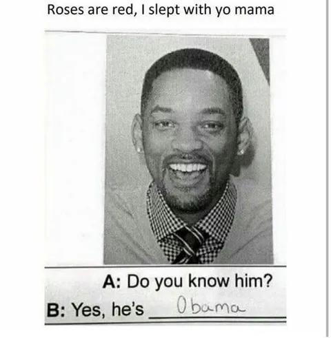 Roses Are Red, I Slept With Your Mama