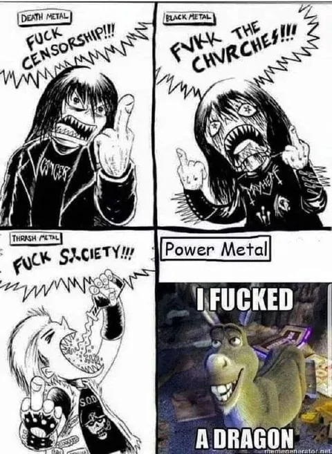 Power Metal Dragon Punchline