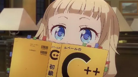 C++を勉強する少女