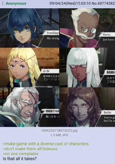 Diverse Cast, No Complaints