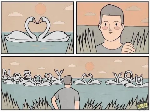 Лебеди превращаются в людей