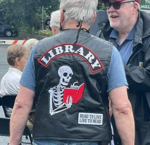Library Biker Vest