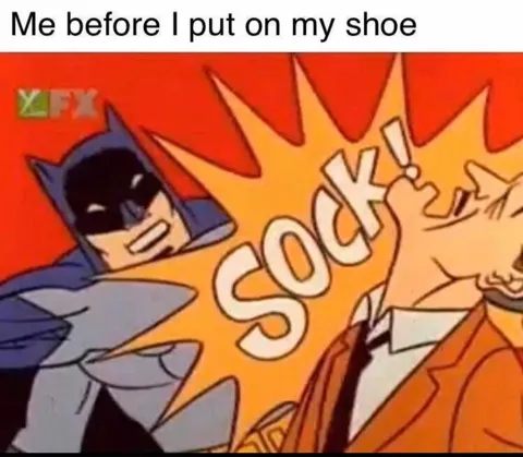 Me Before I Put on My Shoe