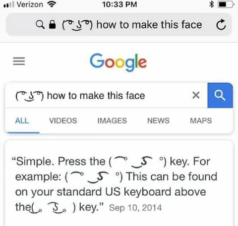 How to Make the Lenny Face