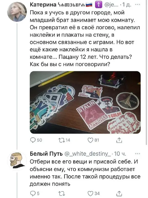 Брат превратил комнату в логово