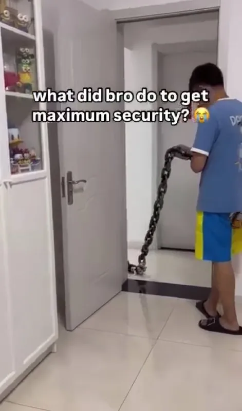 Maximum Security Door Chain