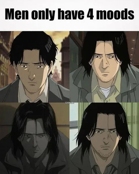 Men Only Have Four Moods