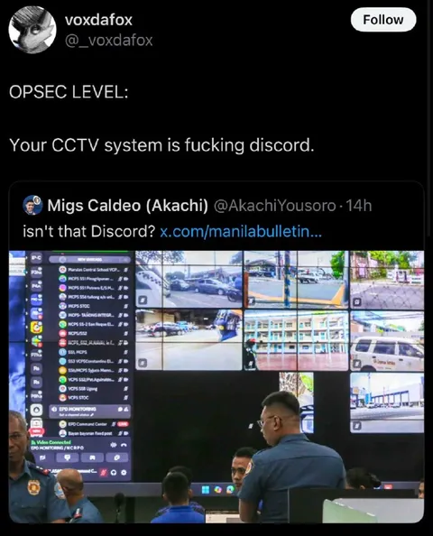 CCTV System Is Discord