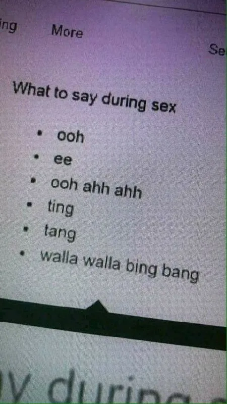 What to Say During Sex