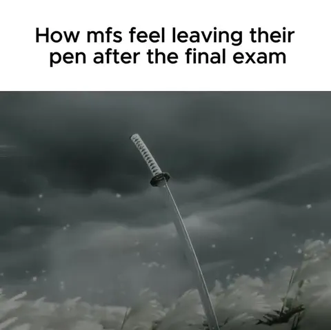 Leaving the Pen After Finals