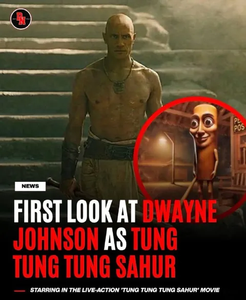 Dwayne Johnson as Tung Tung Sahur