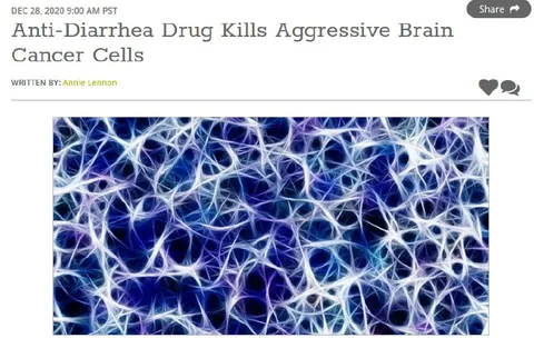 Anti-Diarrhea Drug Brain Cancer