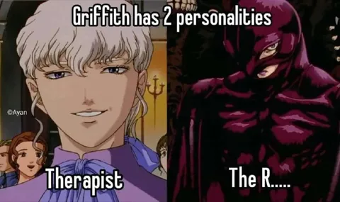 Griffith has two personalities