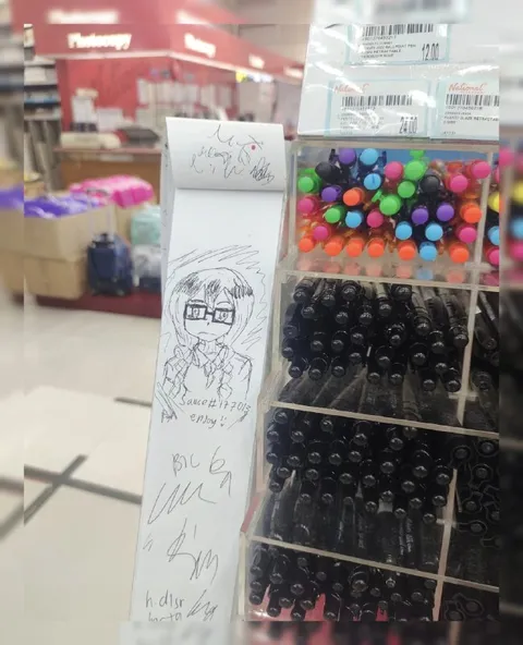 Random Anime Drawing at Checkout