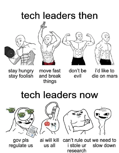 Tech Leaders Then vs Now